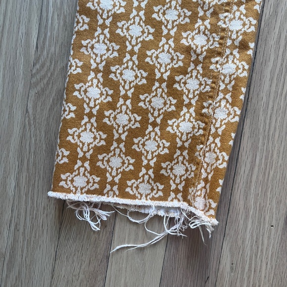 Zara printed boho yellow denim - Picture 3 of 5